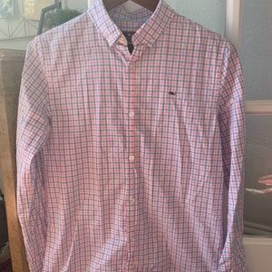 Long Sleeve Button up plaid shirt